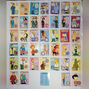 40 SkyBox 1994 The Simpsons Series 2 trading card Set